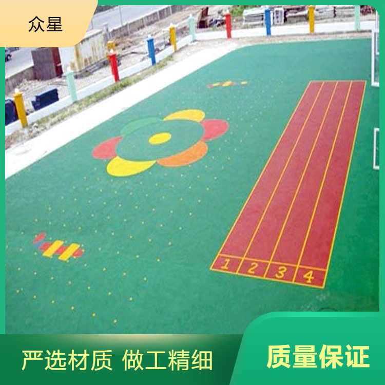 六盘水市橡胶跑道塑胶地坪 - 方案